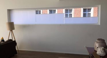 realisatie dubbele plissé